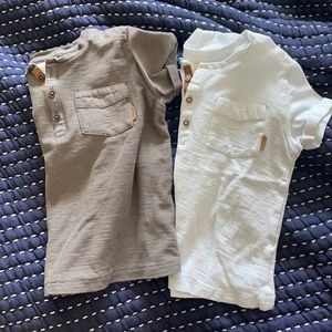 Zara Boy Henley Shirts